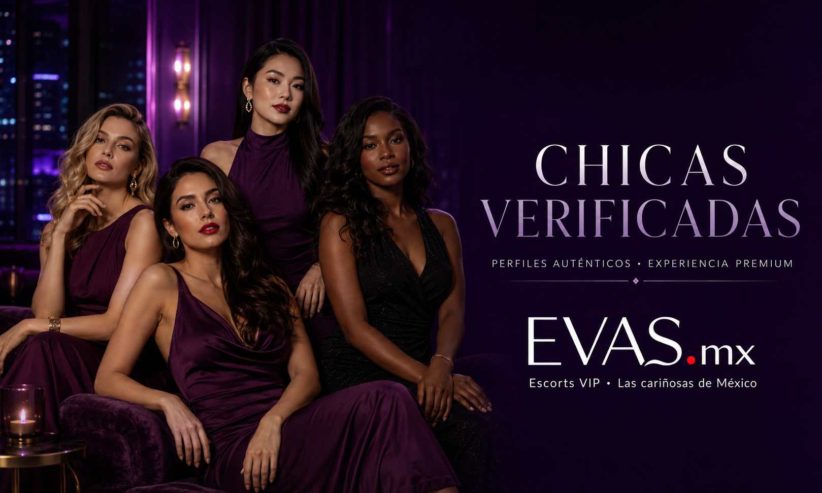 Chicas verificadas en México con Evas.mx, experiencias eróticas premium.