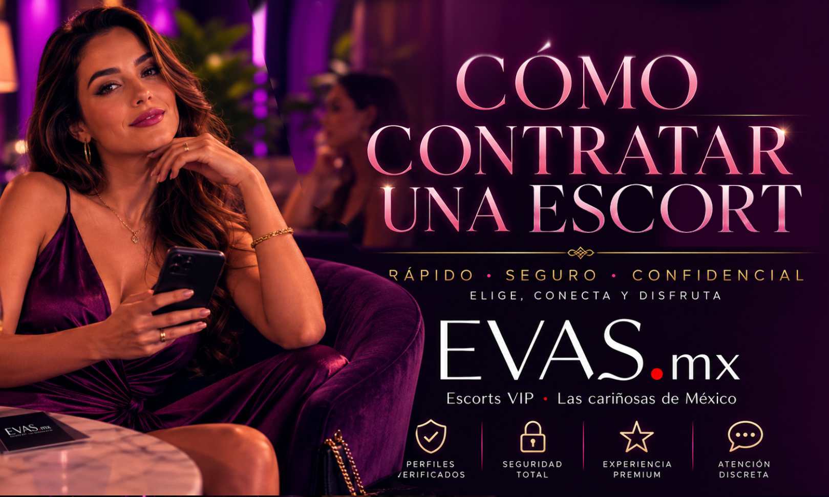 Como contratar una escort en CDMX,y para servicios eróticos premium en Evas.mx